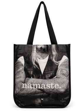 Lululemon Namaste Ride On Tote Bag 12x9.5 Yoga Gym Black Reusable